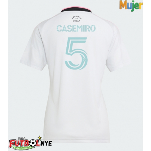 Camiseta Inter Miami Casemiro #5 Tercera Equipación para mujer 2026-27 manga corta